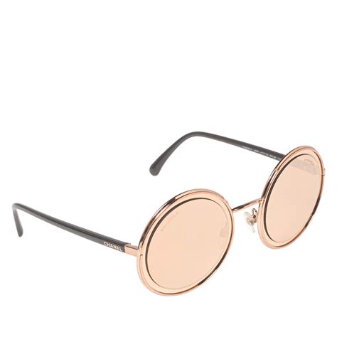 chanel rose gold mirror sunglasses|chanel sunglasses usa price.